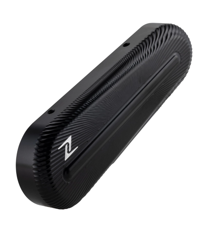 Tapa del basculante ZELIONI 3D para Vespa, anodizado negro