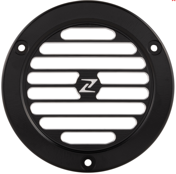 Cubierta rueda ventilador vintage para Vespa Primavera/​Sprint 3V i.e. 125/150cc 4T CA, negro