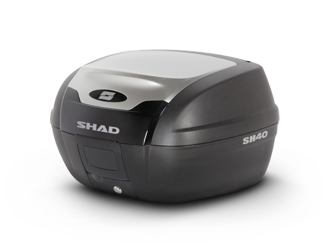 Baúl Shad SH40, acabado de aluminio / negro, 40 l