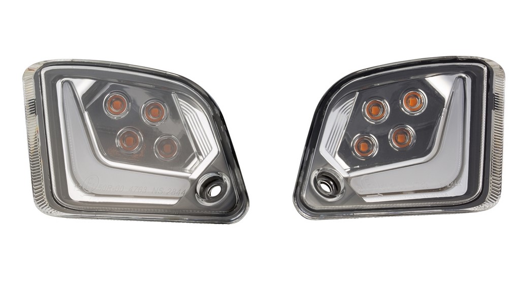 Kit de indicador trasero izquierdo/derecho para Vespa GTS/GTS Super/GTV 125-300cc ('14-), transparente