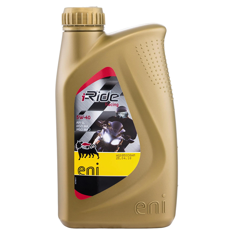 Aceite de motor Eni 4 tiempos, 1 litro, SAE 5W/40, i-Ride Racing, totalmente sintético