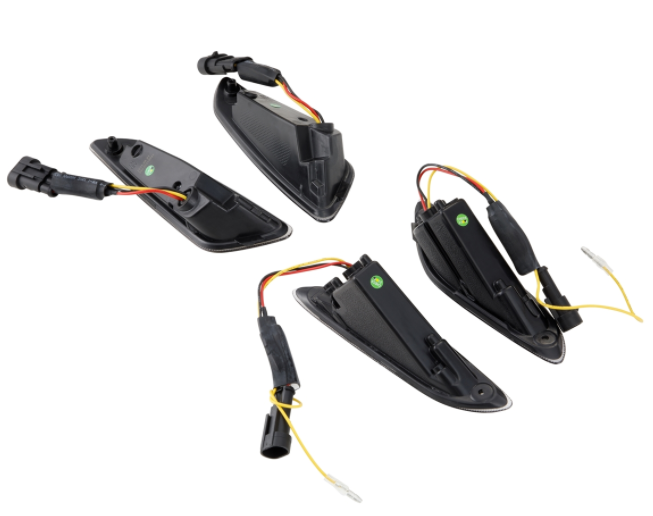 Kit de indicadores delanteros y traseros para Vespa Primavera/Sprint 125-150cc 2T/4T AC, tintados