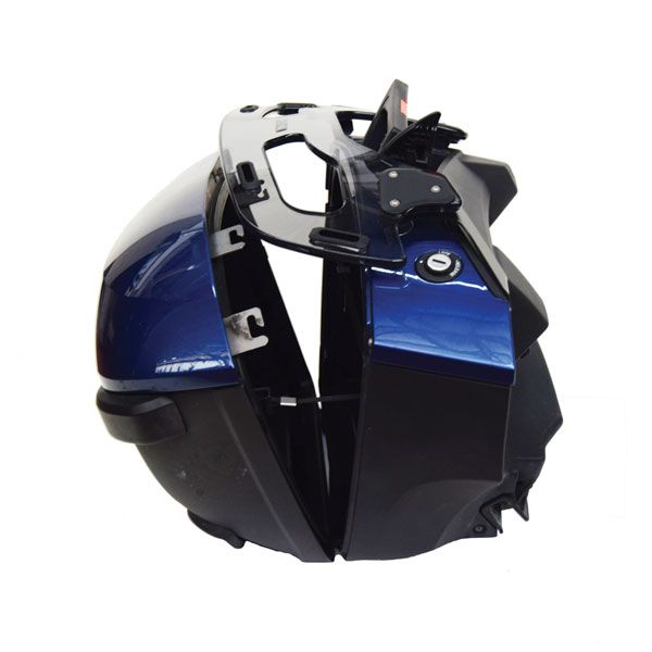 Portaequipajes para maletas laterales BMW K 1600 GT/GTL, R 1250 RT, R 1200 RT, PMMA, transparente