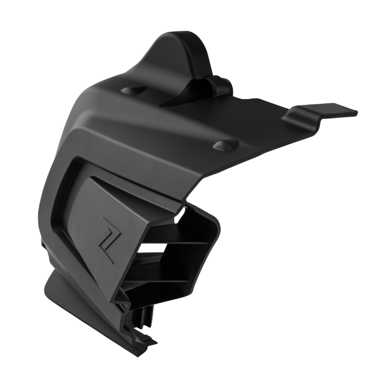 Tapa de toma de aire vario ZELIONI para Vespa GTS/GTS Super/GTV HPE 300cc, negro mate