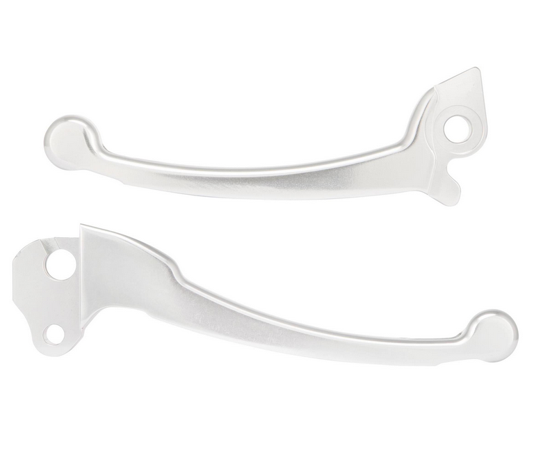 Juego palanca deportiva embrague/freno para Vespa PX 125-200ccm, HBZ Grimeca, derecha/izquierda, plata