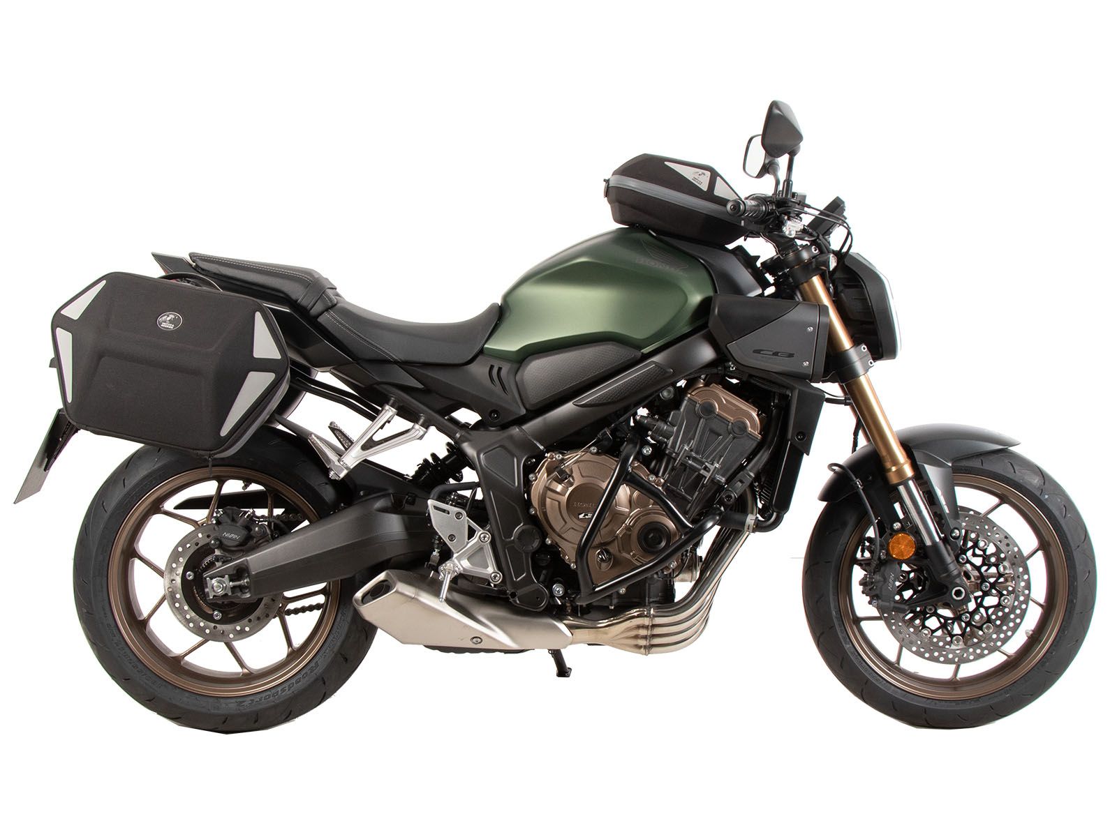 Soporte lateral C-Bow negro para Honda CB 650 R / E-Clutch (24-) Hepco & Becker