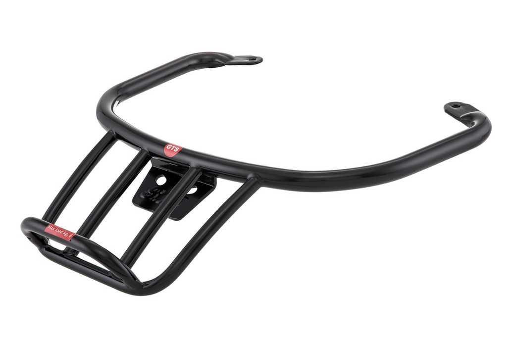 Portaequipajes / barra de agarre trasera 70s para Vespa GTS/GTV/GT 125-300cc 4T LC, negro mate