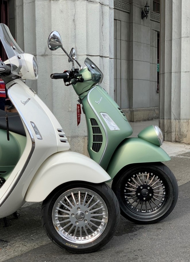 Llanta Sport Classic delantera/trasera para Vespa GTS/GTS Super/GTV/GT/946 125-300ccm, gris mate