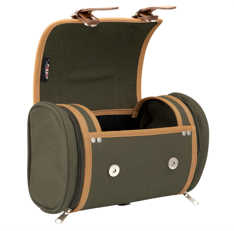 Bolsa portaequipajes/soporte trasero "Classic" para Vespa, lona, oliva