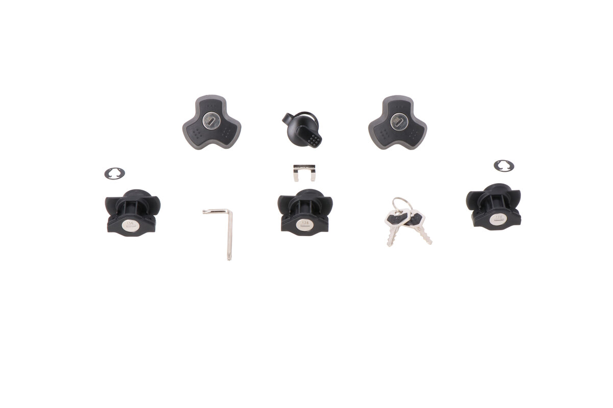 SW-Motech Juego de cerraduras DUSC 3 cerraduras /2 llaves /1 cerradura TRAX /2 cerraduras DS SW-Motech