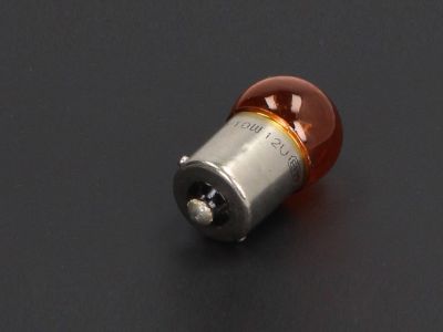 Bombilla de anillo, lámpara incandescente, caja de 10, 12 V, 10 W, BAU15s, naranja