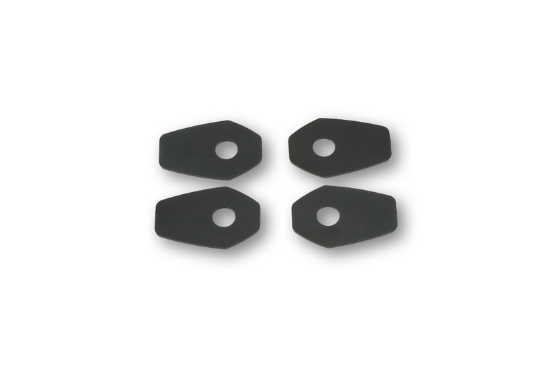 HIGHSIDER placas de montaje inteligentes Indy Espaciador Negro Para varios Kawasaki, Yamaha, Suzuki