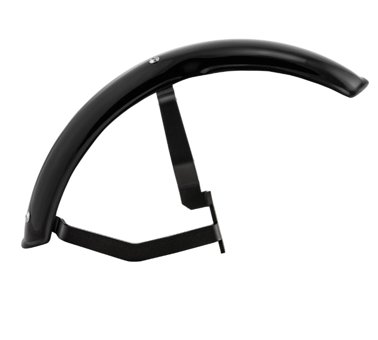 Guardabarros 2.0 Garelli EVO II para Vespa PX 80-200ccm, GRP negro, soporte negro