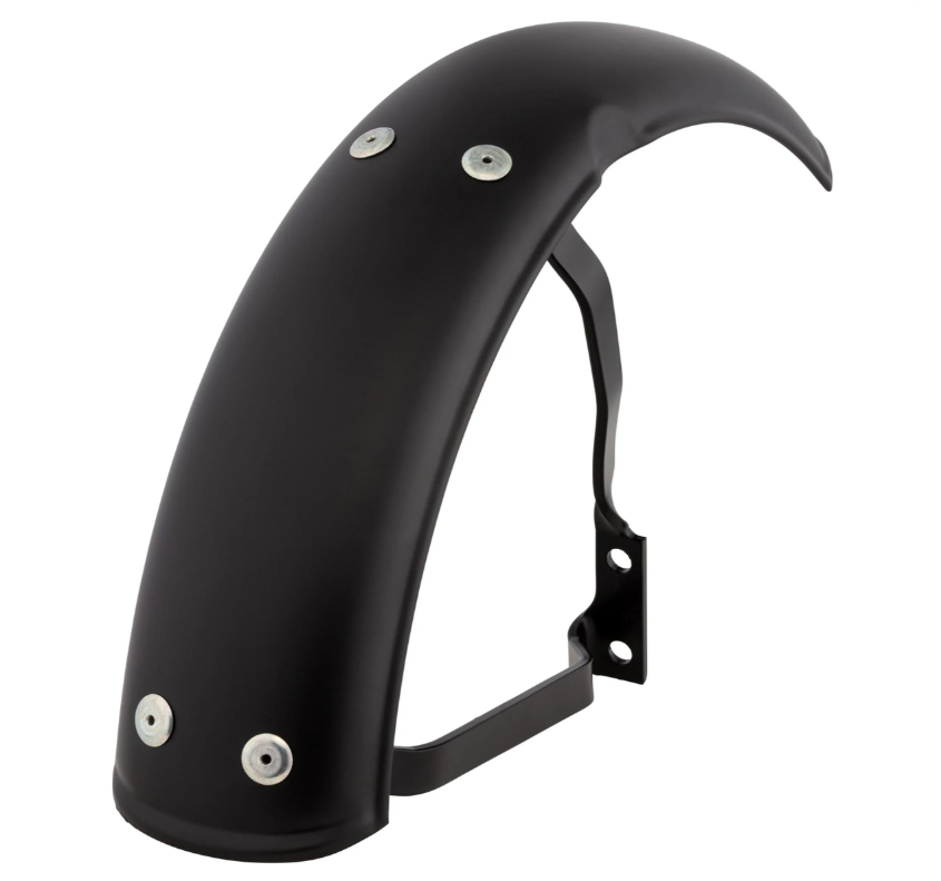 Guardabarros Garelli para Vespa PX 80-200ccm, metal, negro mate