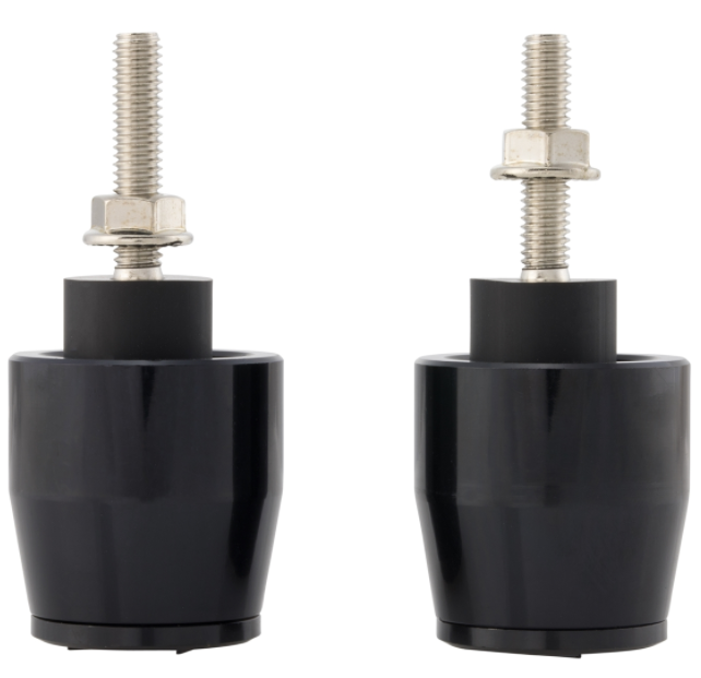 Contrapesos de manillar izquierda/derecha para Vespa Primavera/Sprint/ET/LX/LXV/S, negro
