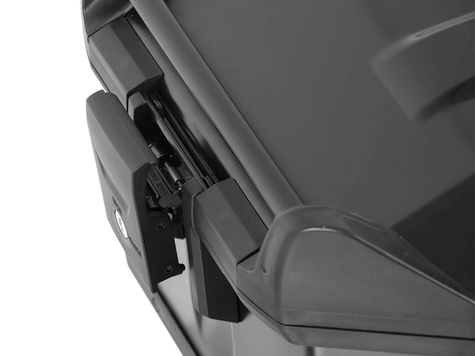 Baúl trasero de aluminio Xceed de 45 litros, negro, de Hepco & Becker