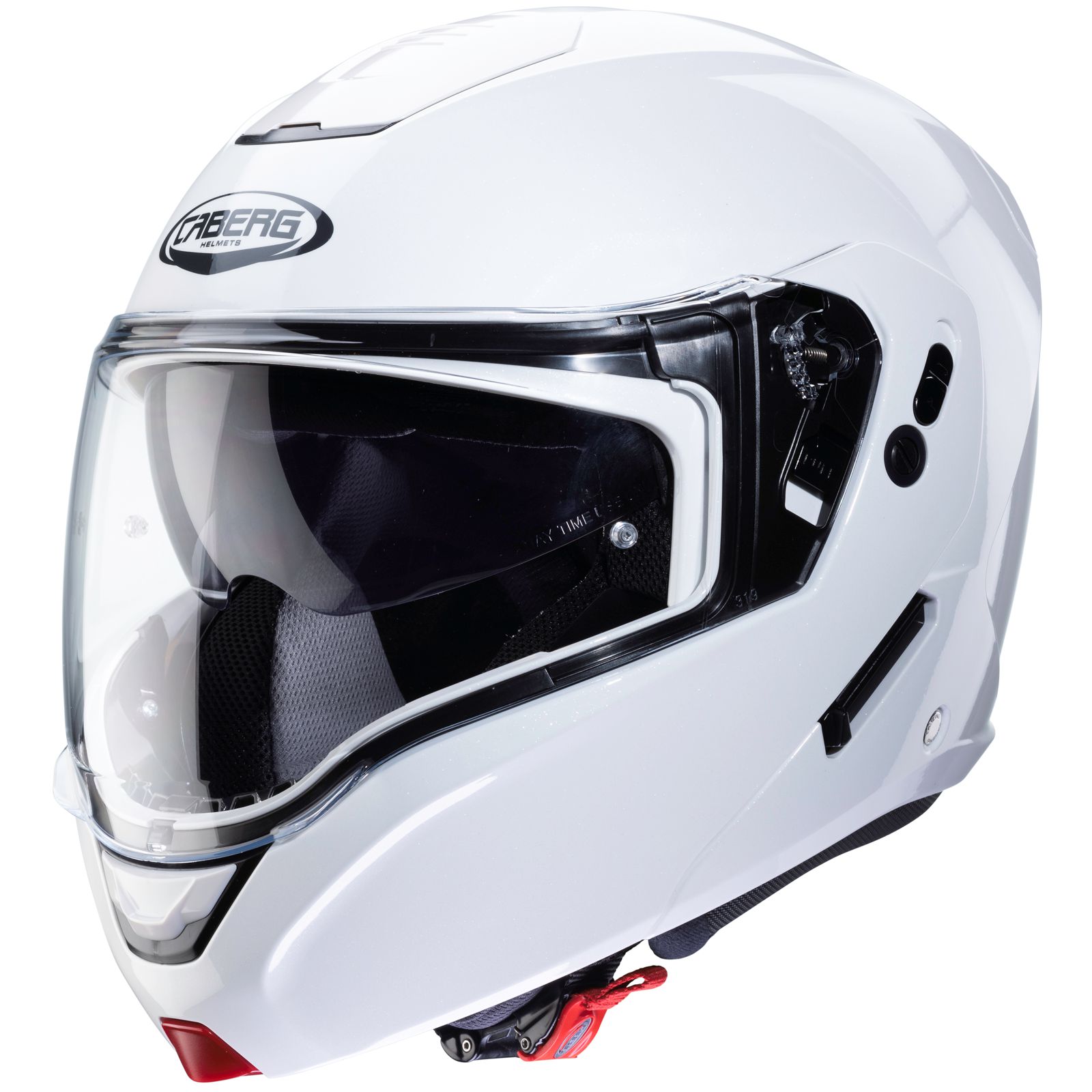 Casco Caberg Horus, blanco metálico