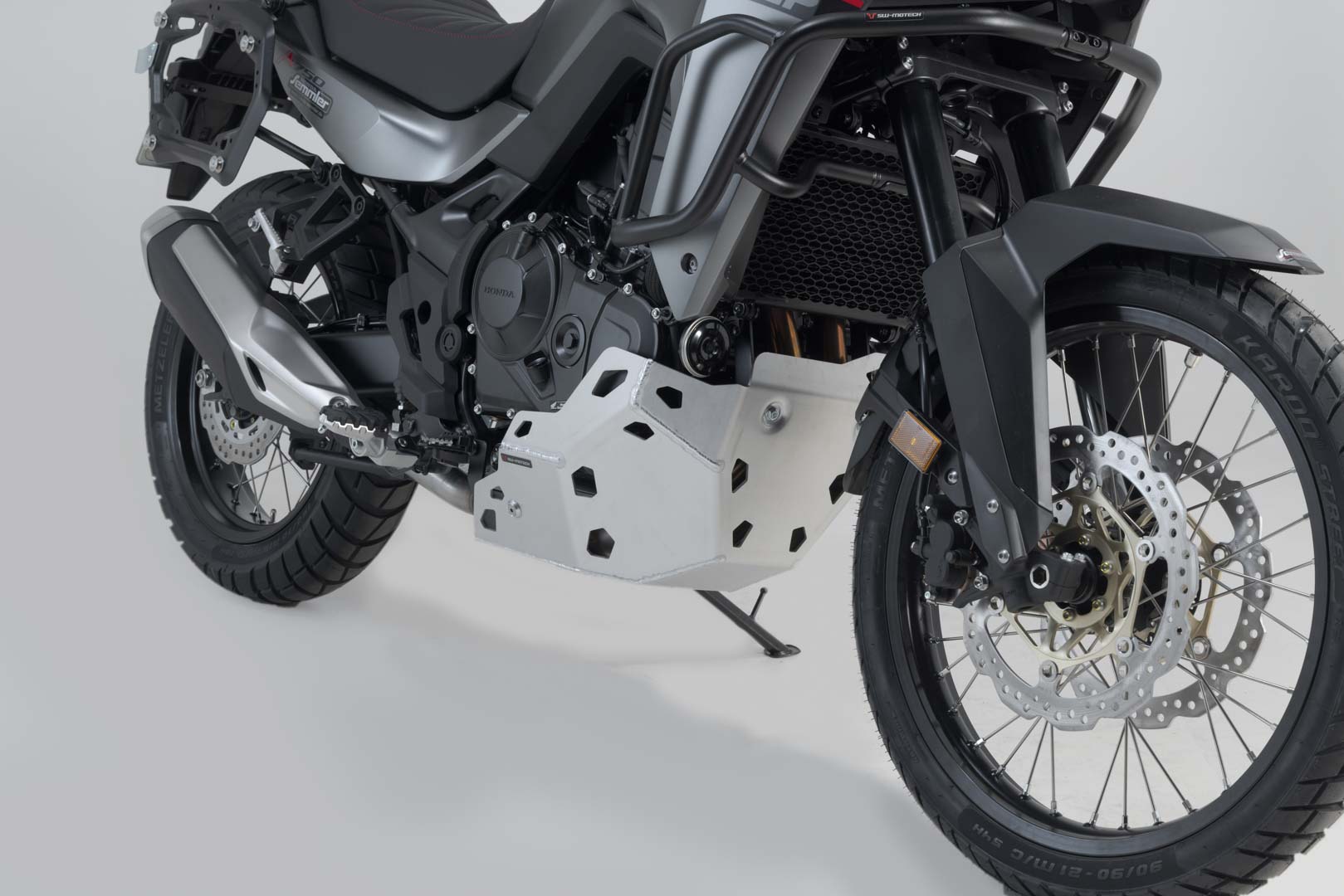 Protector de motor SW-Motech plateado para Honda XL 750 Transalp