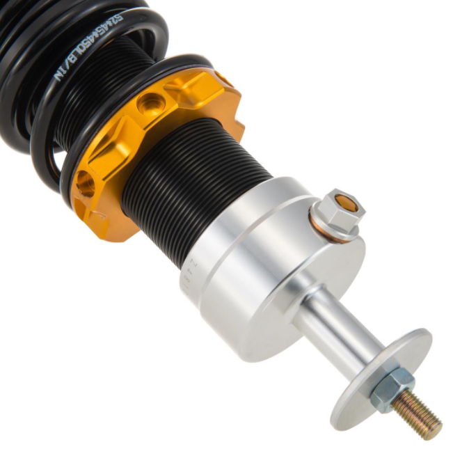 Amortiguador trasero para Vespa Primavera/Sprint 125-150cc ('14-), negro/plateado/naranja