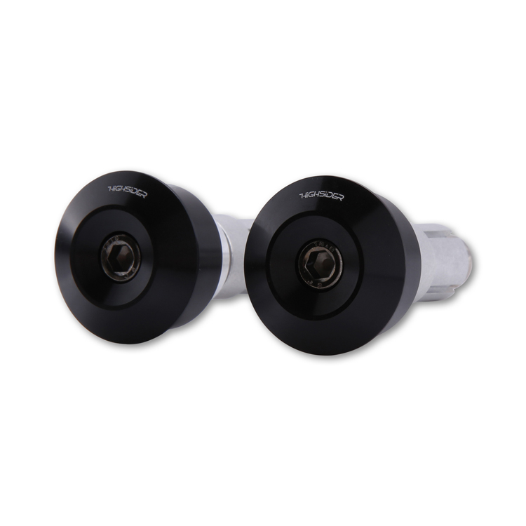 Kit de montaje para retrovisores de extremo de barra sin contrapesos, negro, Highsider DOT