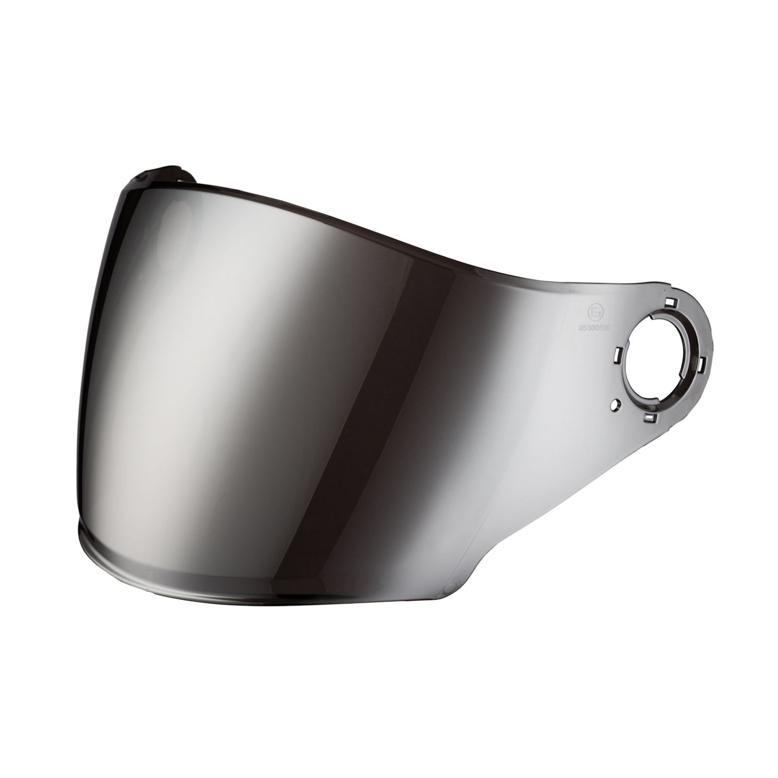 Visera Germot GM 660, plateada con espejo