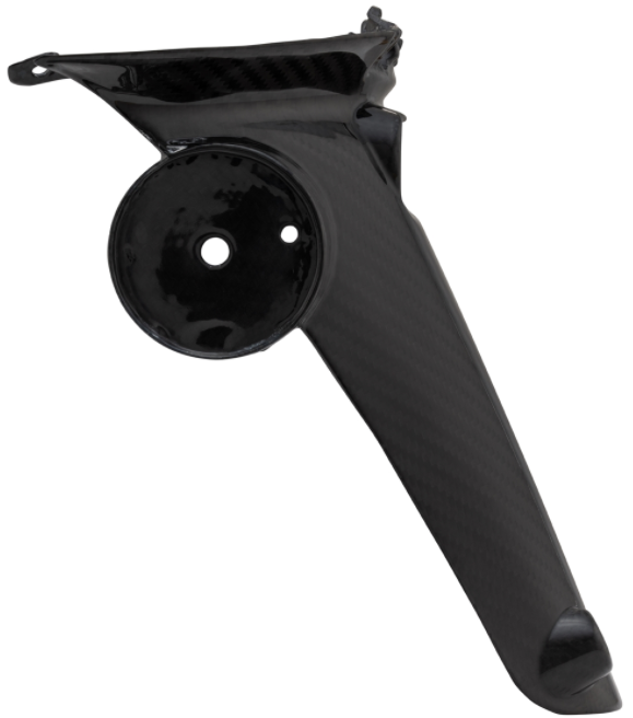 Soporte de matrícula para Vespa Primavera/Sprint 50-150cc, Carbono