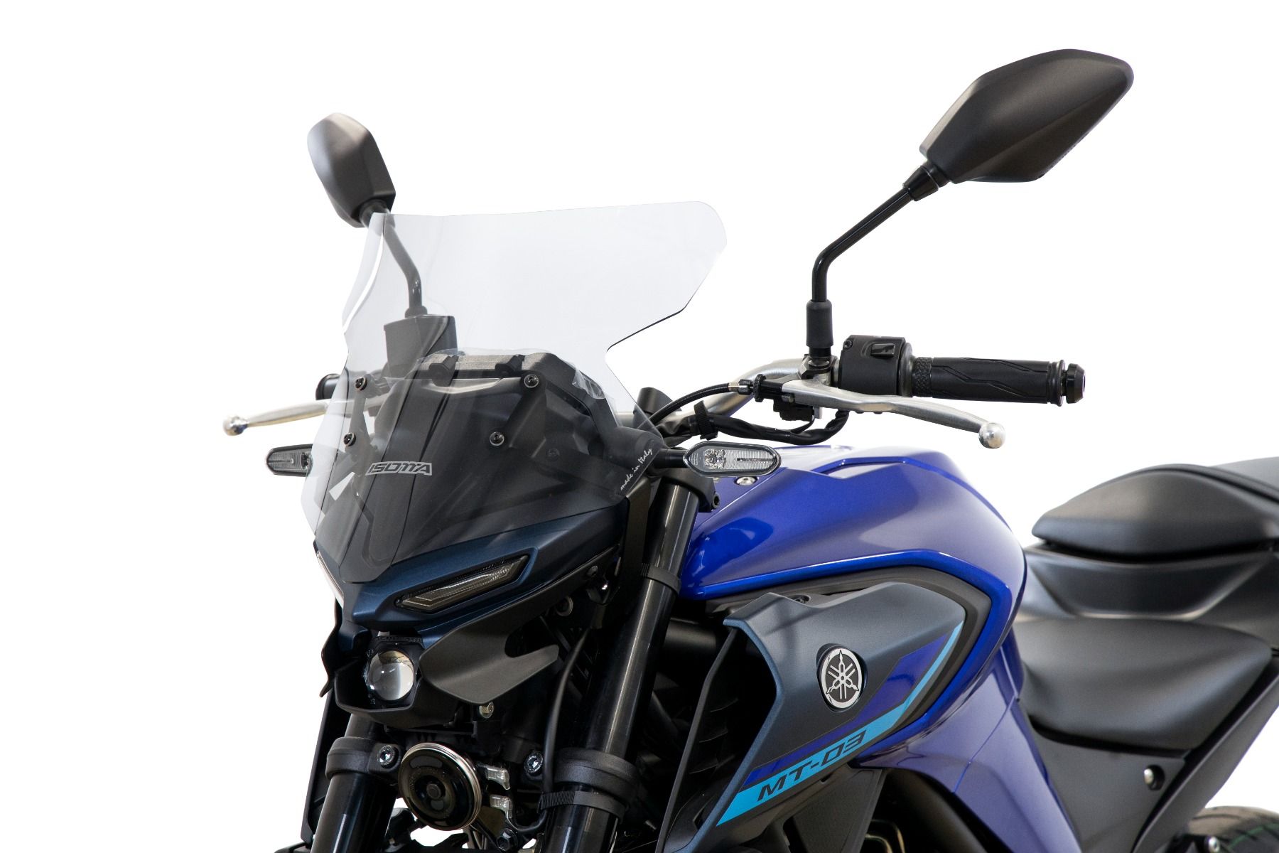 Parabrisas alto ahumado transparente para Yamaha MT-03 (22-24)
