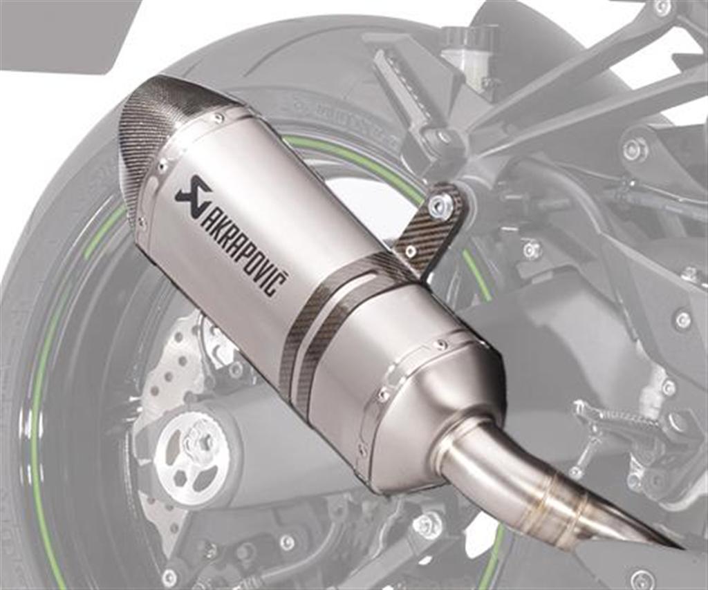 Escape Akrapovic Doble escape Titanio Z1000 de 2017 Z1000 Original Kawasaki