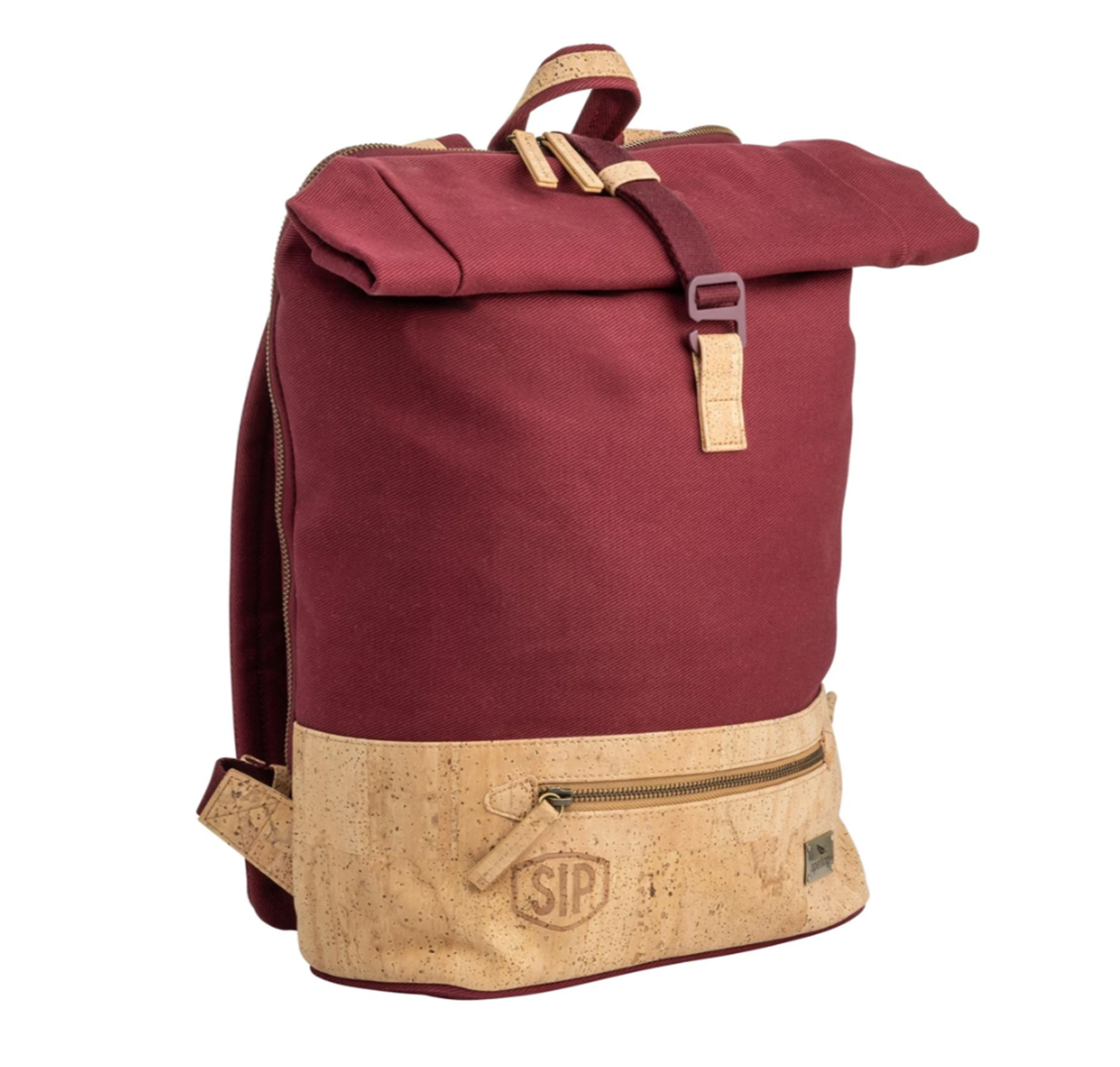 Mochila Sperling VESPA-Rider Night "Edición SIP" - rojo vino/corcho