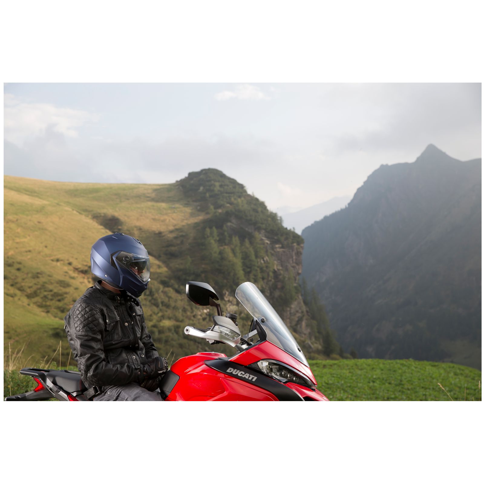 Casco Caberg Duke II, azul mate Yama