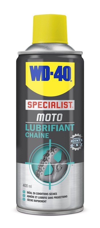 WD-40 Especialista® Spray para cadenas de moto en condiciones secas - Spray 400ml
