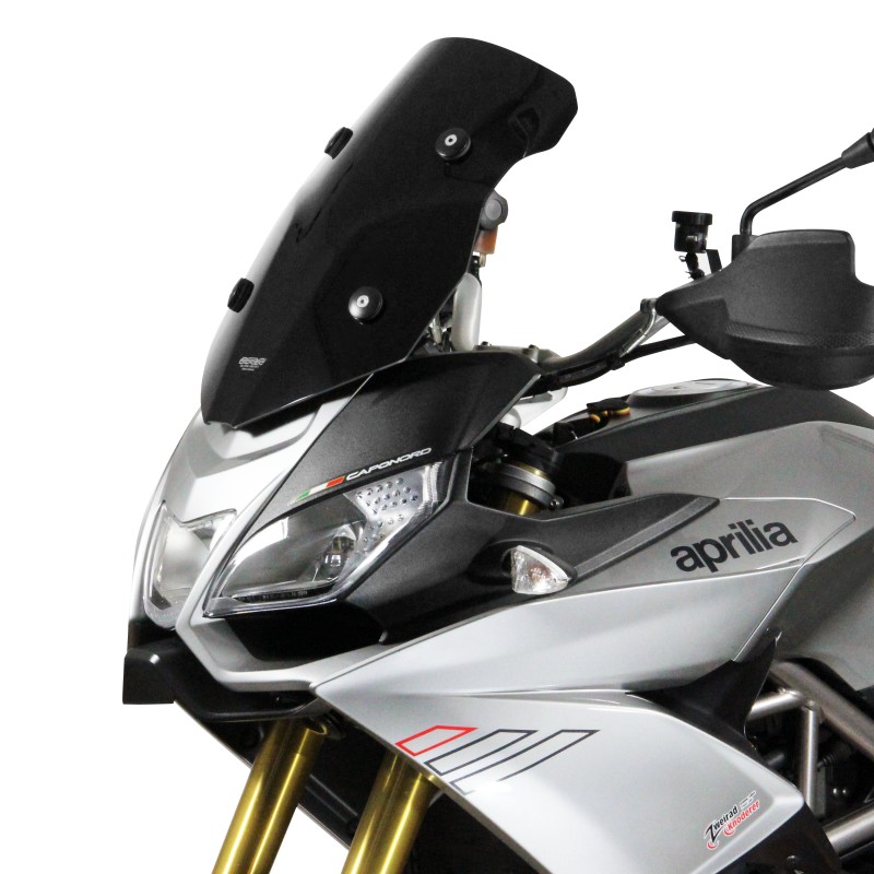 Pantalla Touring MRA "TM" negra para APRILIA CAPONORD 1200 (Bj.13-)