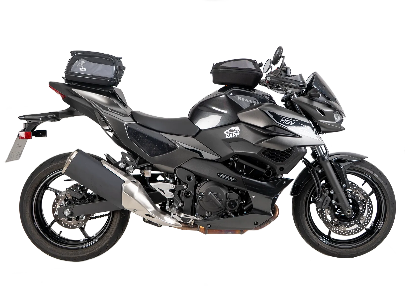 Portaequipajes deportivo negro para Kawasaki Z 7 Hybrid (24-) Hepco & Becker