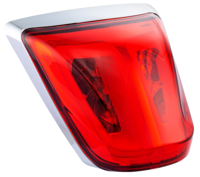 Luz trasera roja para Vespa Primavera/Sprint 50-150ccm, llanta - cromada