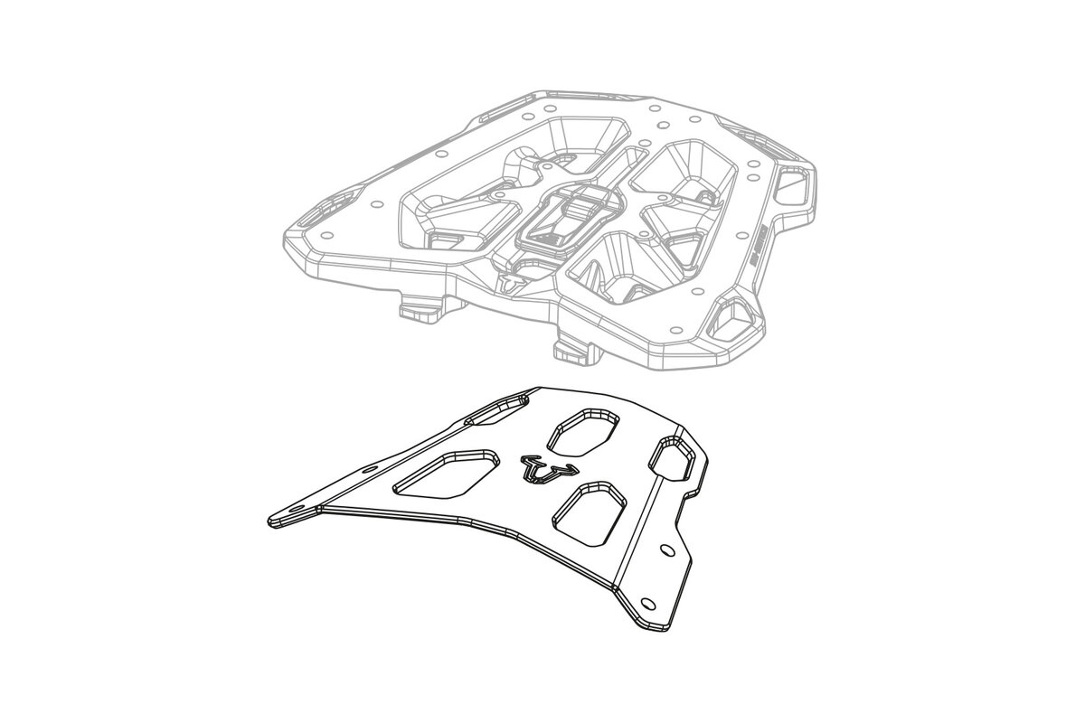 Portaequipajes SW-Motech STREET-RACK para Honda X-ADV 750 (21-24)