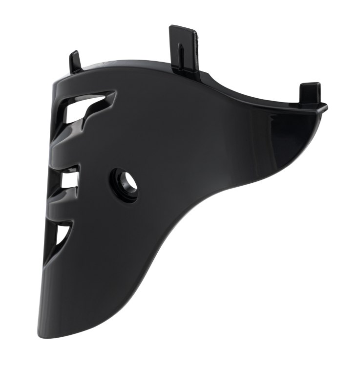 Carenado de horquilla para Vespa Primavera/Sprint/Elettrica 50-150cc, negro brillante