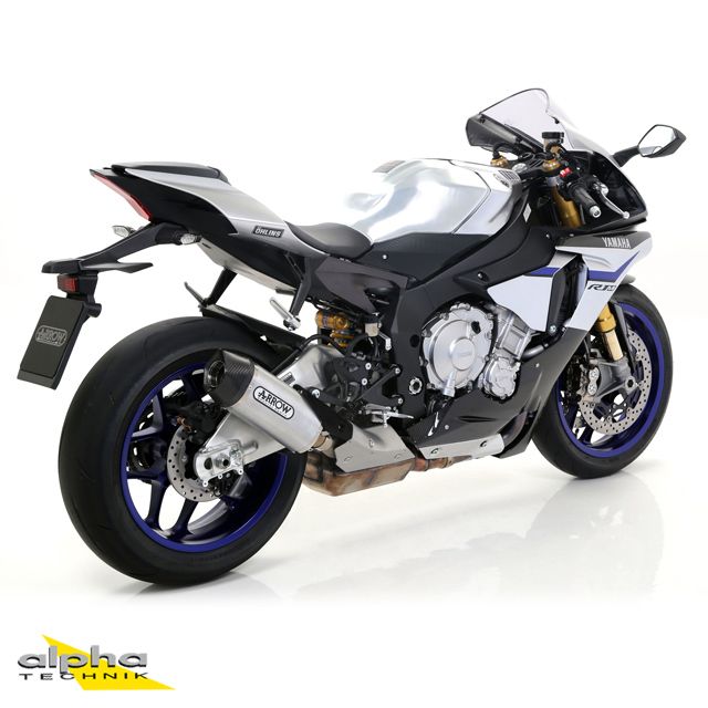 ARROW INDY RACE escape para Yamaha YZF-R1 / YZF-R1M 2015-, aluminio