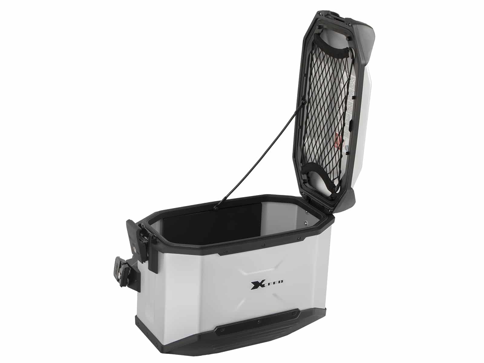 Maleta lateral Xceed 38 litros plata Hepco & Becker