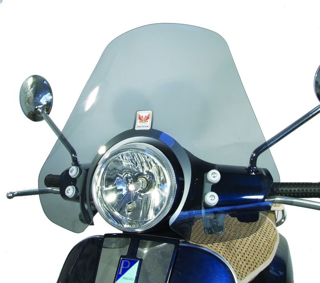 Parabrisas medio-alto ligeramente tintado para Vespa LX - Isotta
