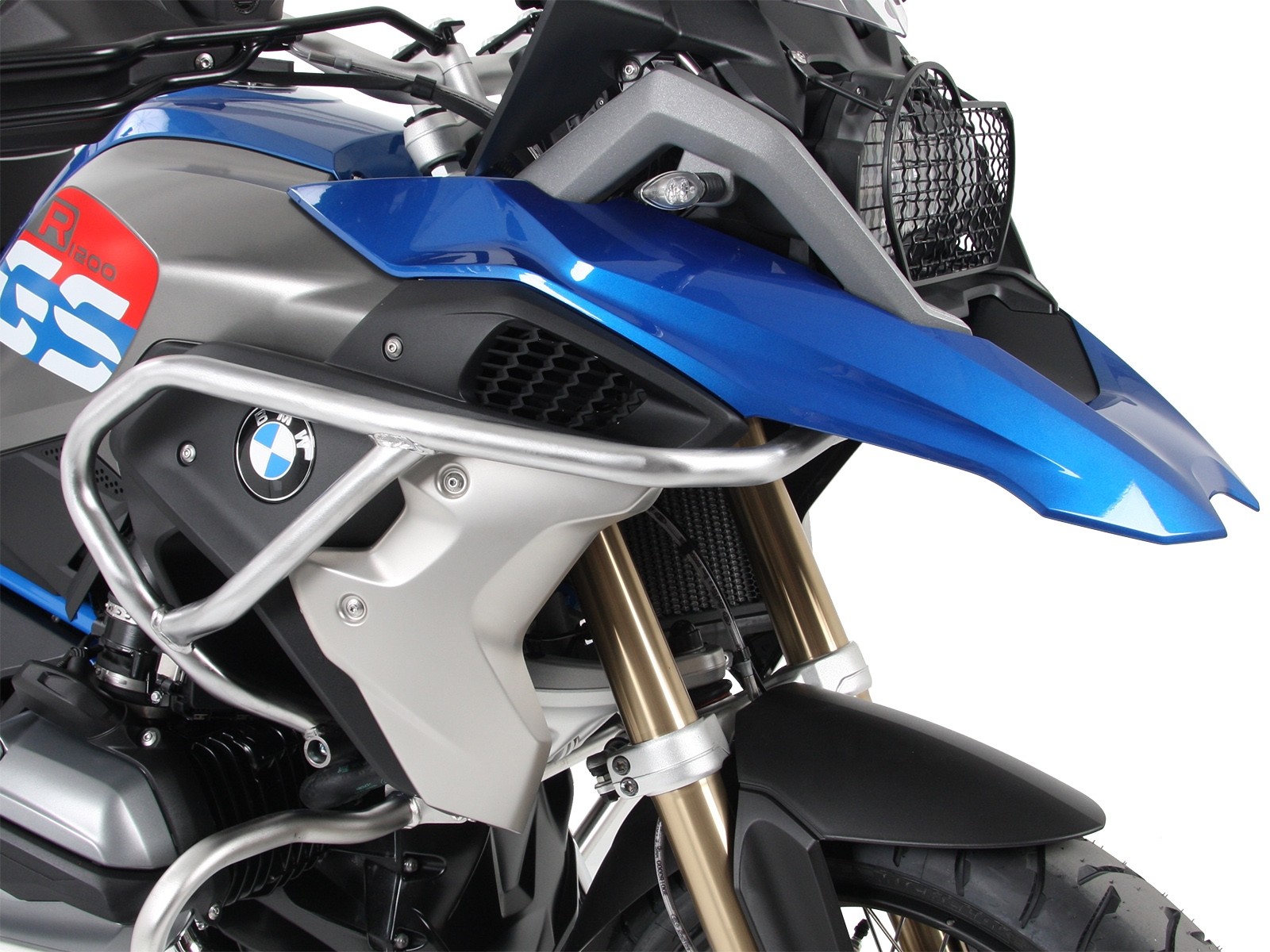 Protector de depósito de acero inoxidable para BMW R 1250 GS (19-23) Hepco & Becker