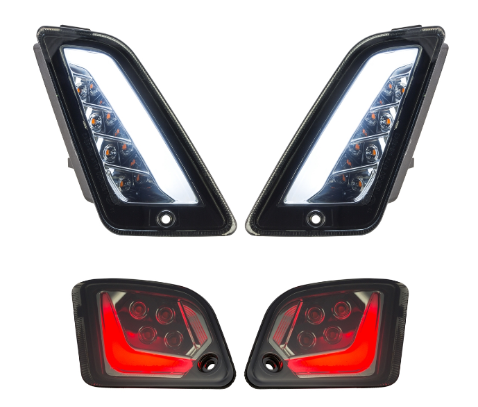 Kit de indicadores delanteros y traseros para Vespa GTS/GTS Super/GTV 125-300cc ('14-), tintados