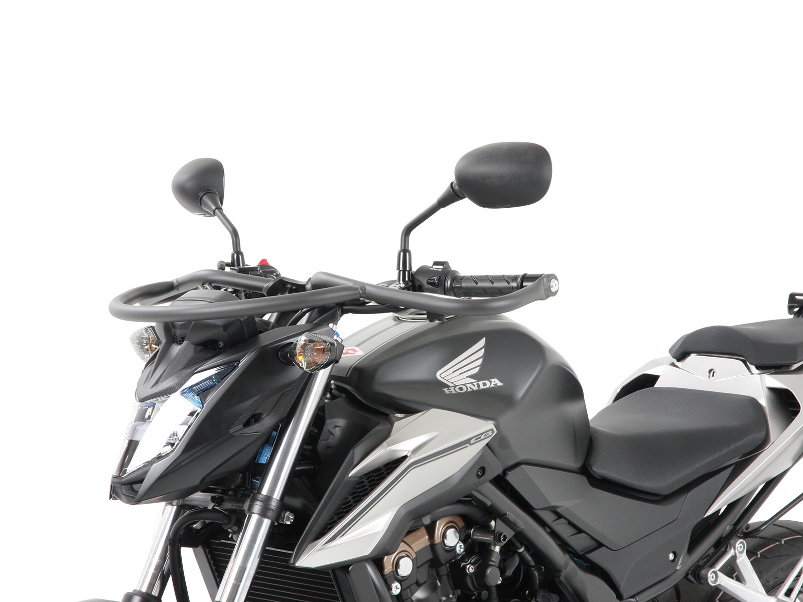 Barra de protección delantera antracita para Honda CB 500 F (16-18) Hepco & Becker