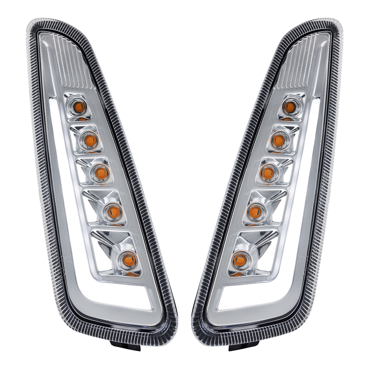 Kit de indicador delantero izquierdo / derecho LED claro para Vespa Primavera / Sprint 125-150cc SIP Style