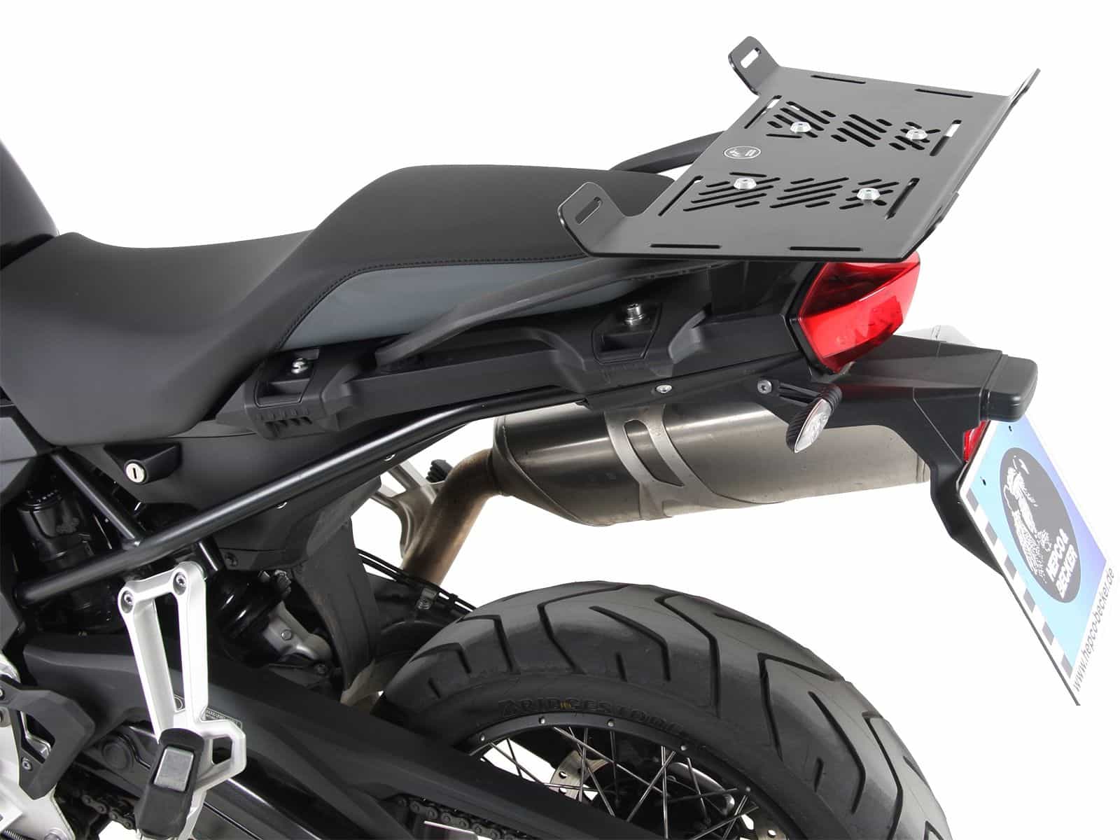 Extensión portaequipajes negro para BMW F 750 GS Hepco & Becker