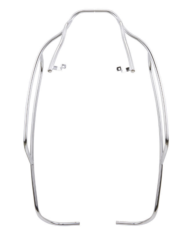 Cubrebarras lateral trasero para Vespa GTS /GTS Super /GTV /GT 60, 125-300ccm, cromado