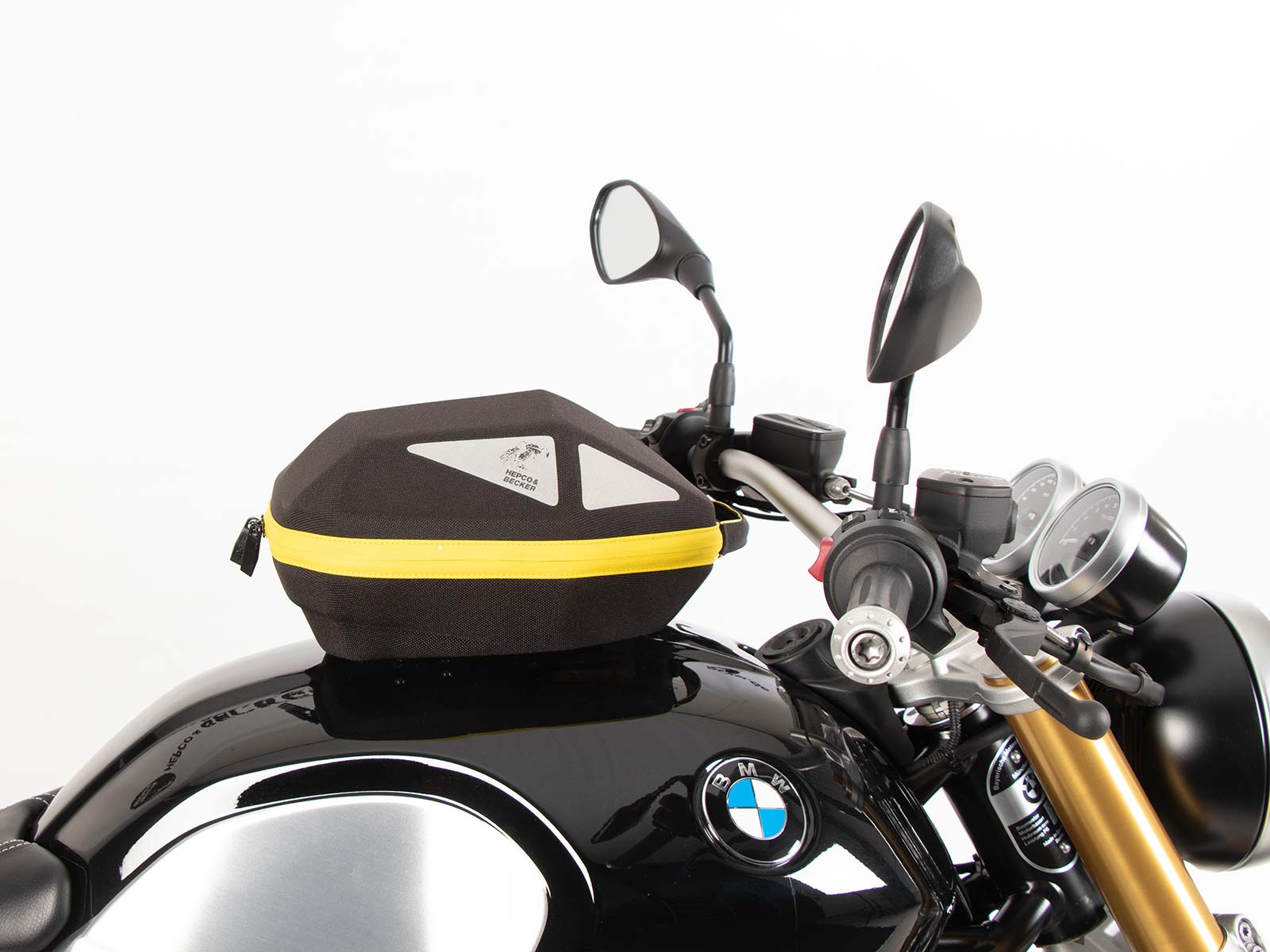 Anillo de depósito básico incl. unidad de cierre de la bolsa del depósito para BMW R nineT (14-16) Hepco & Becker