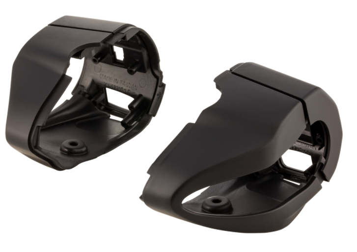 Tapa de la unidad de conmutación, derecha/izquierda, delantera/trasera para Vespa Primavera/Sprint, negro mate