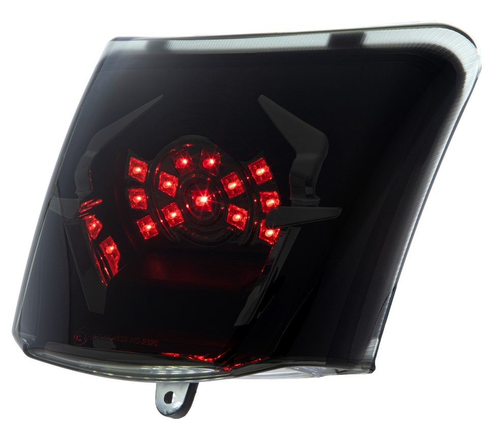 Piloto trasero MK II LED para Vespa GTS/GTS Super/GTV 125-300cc HPE ('18-), tintado