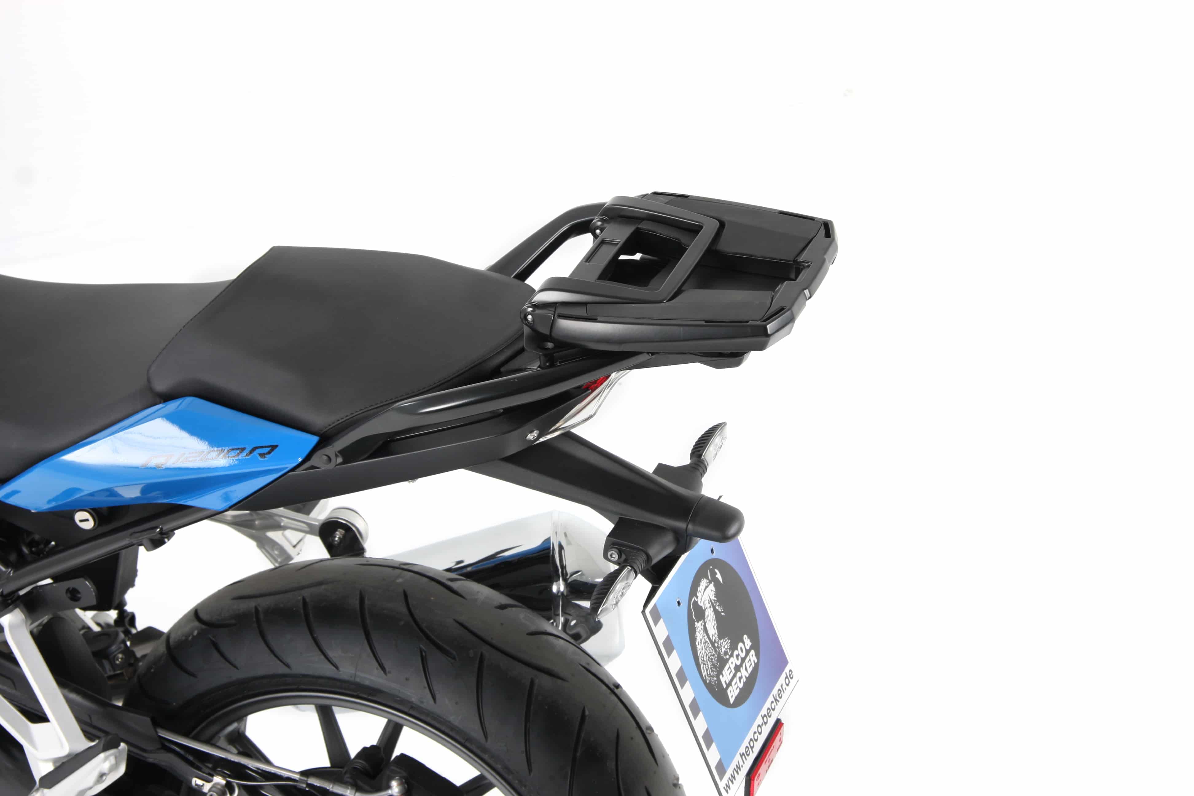 Easyrack portaequipajes superior negro para portaequipajes original para BMW R 1250 RS (19-) Hepco & Becker