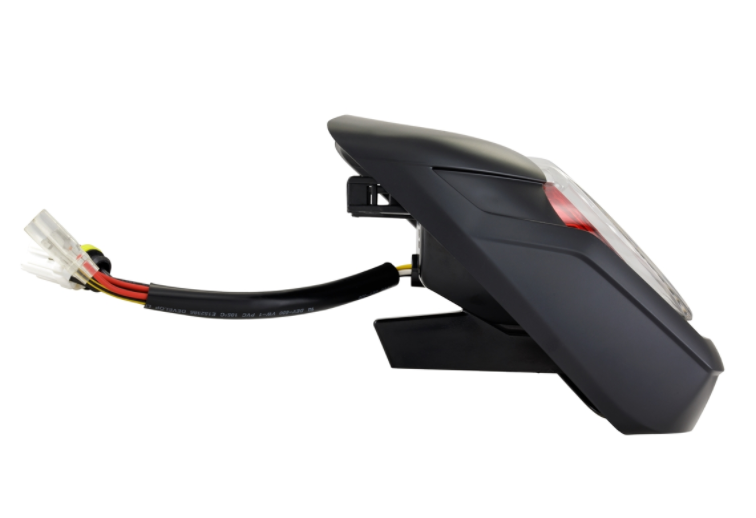 Luz trasera LED roja para Vespa Primavera/Sprint 50-150ccm, borde - negro mate